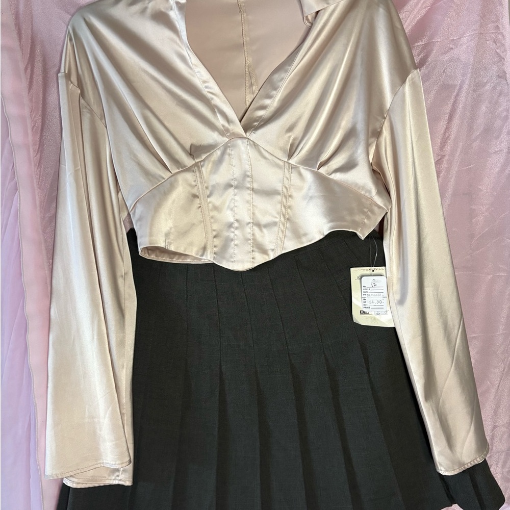 Asymmetrical Black Skirt